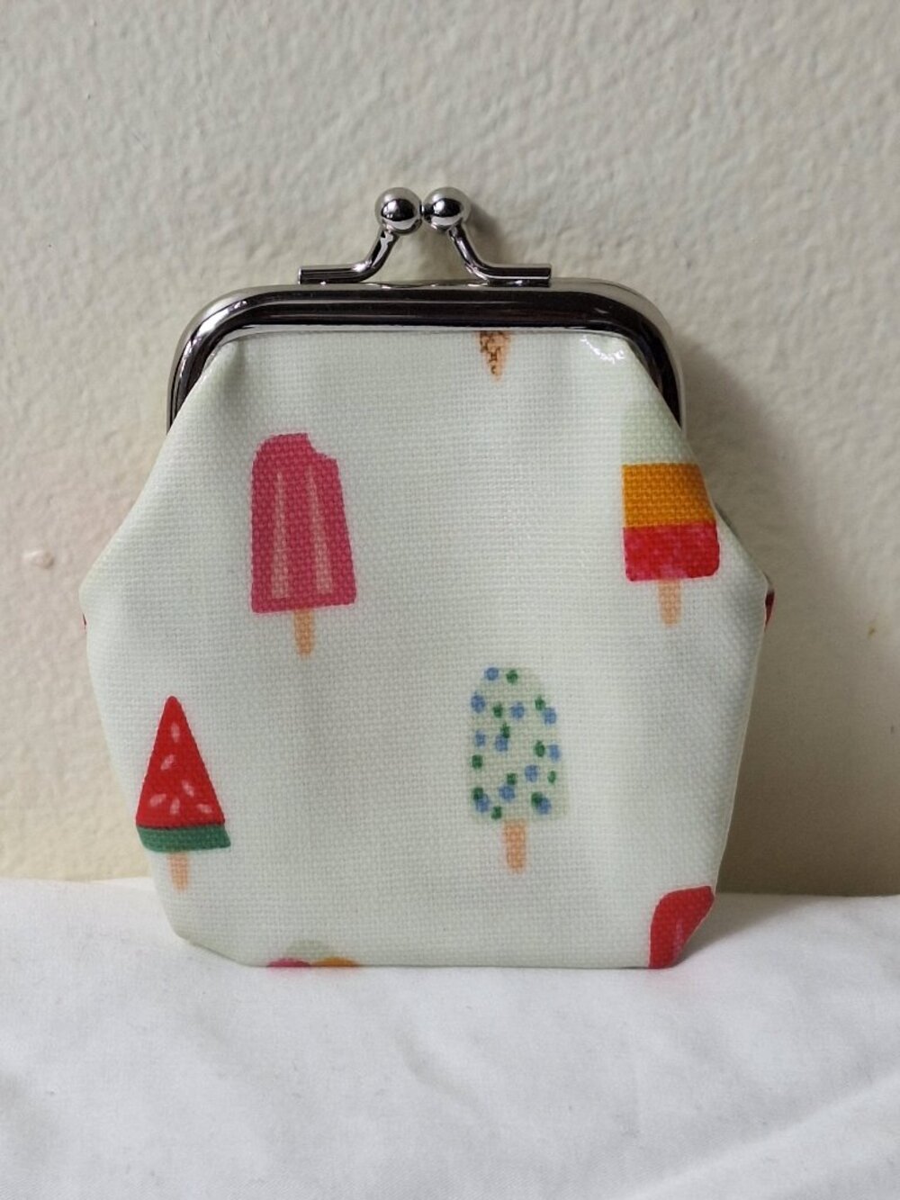 Cath Kidston Cream Ice Pop Print Coin Purse